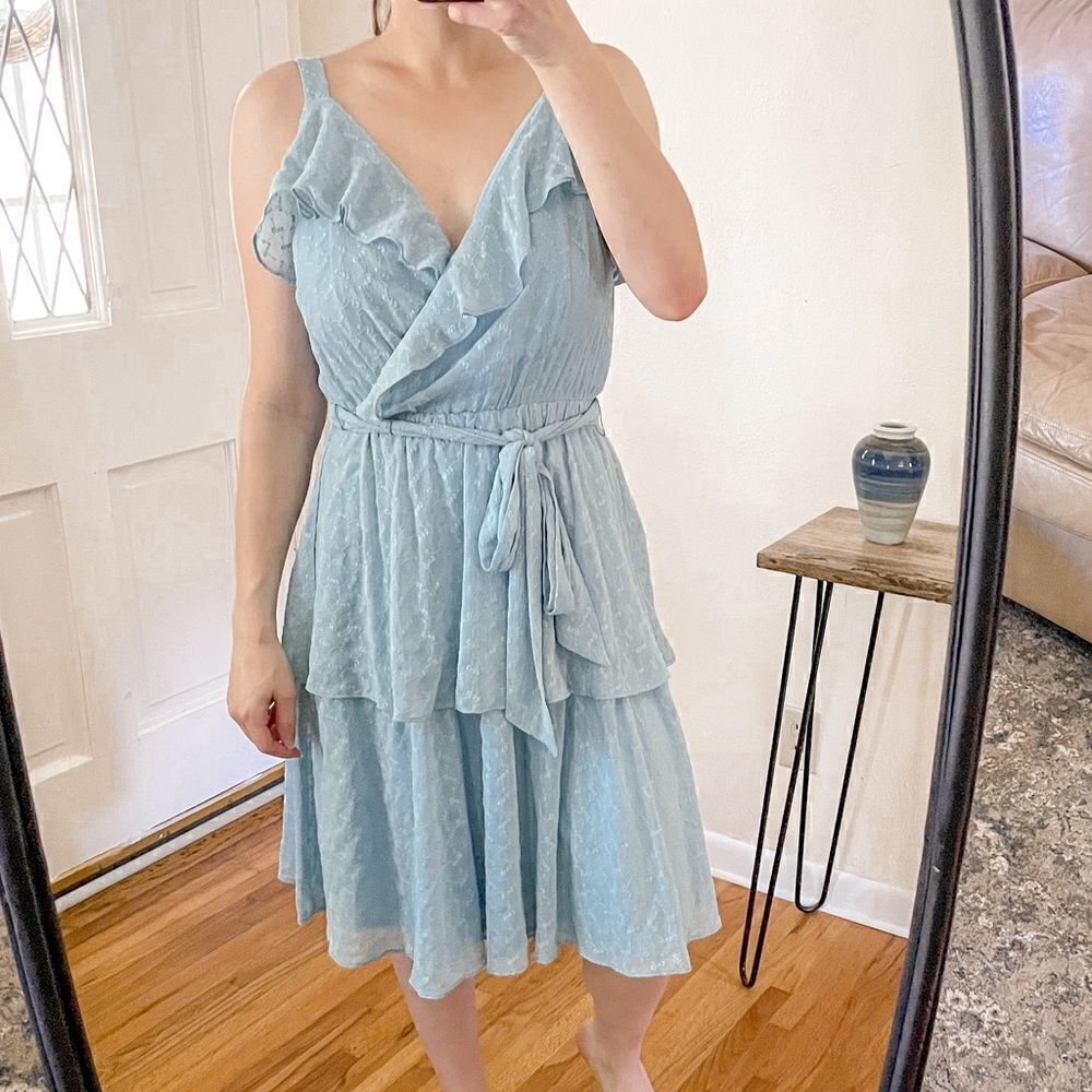Gal Meets Glam Helena Ruffle DressβSeaβBreezeβ4